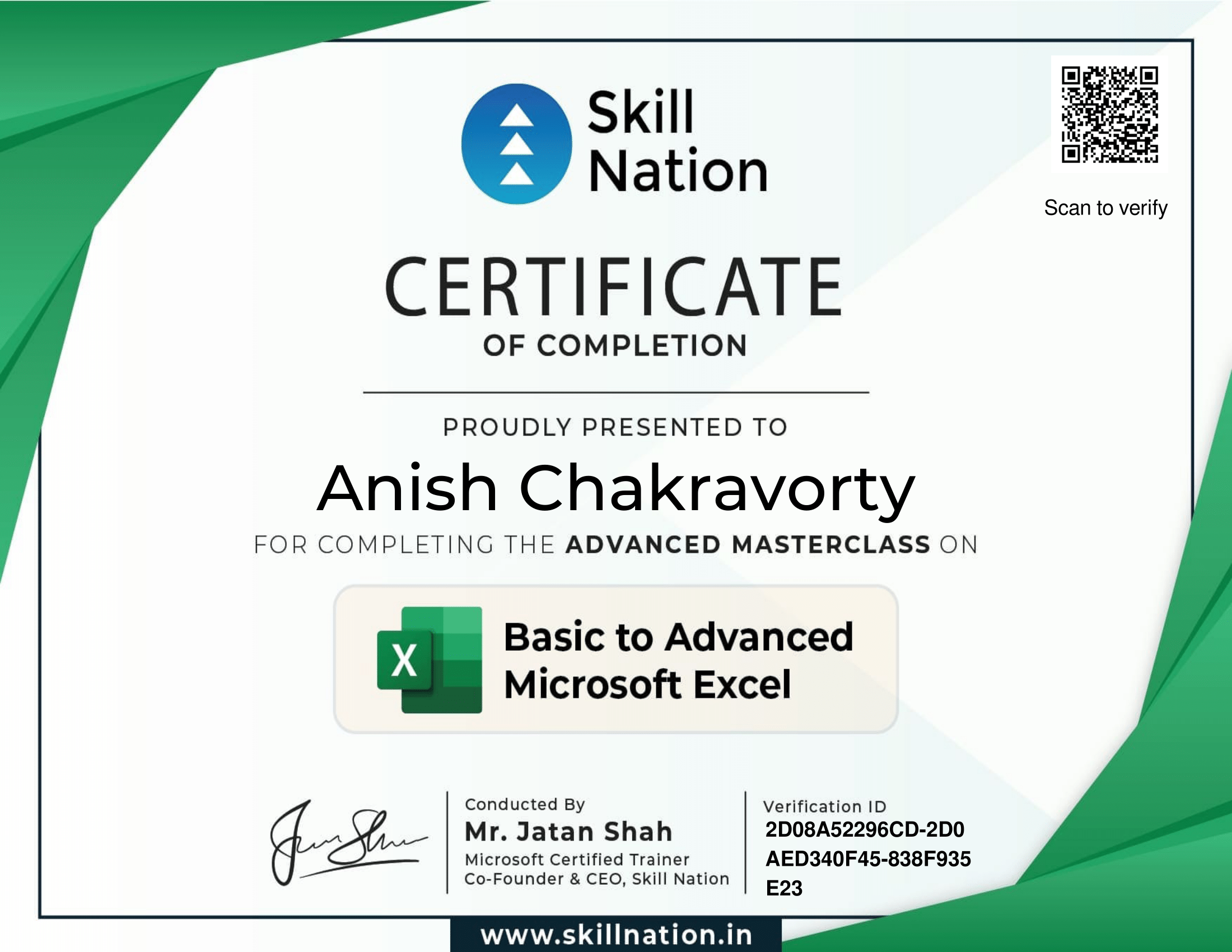 Certification 1